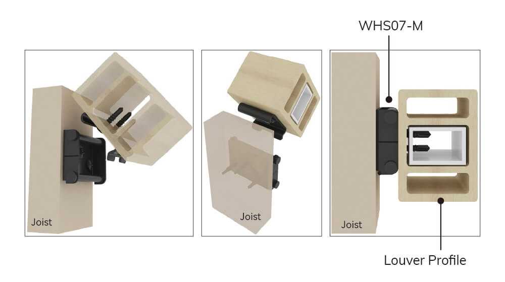 WHS07-M For Horizontal Installation